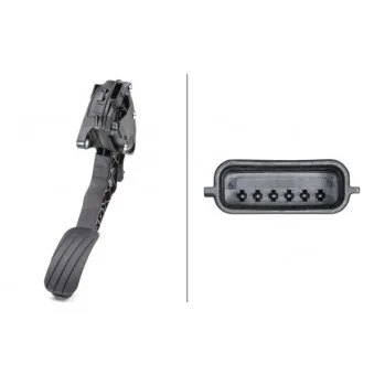 Capteur, position d'accelerateur HELLA 6PV 009 978-781