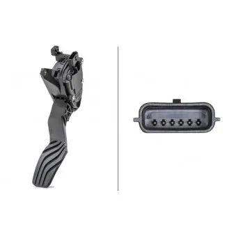 Capteur, position d'accelerateur HELLA