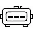 Capteur, position du papillon HELLA 6PX 008 476-331 - Visuel 2