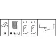 Contacteur, feu de recul HELLA 6ZF 003 272-011 - Visuel 2