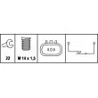 Contacteur, feu de recul HELLA 6ZF 008 621-041 - Visuel 2