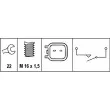 Contacteur, feu de recul HELLA 6ZF 010 965-031 - Visuel 2