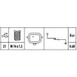 Indicateur de pression d'huile HELLA 6ZL 003 259-401 - Visuel 2