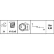Indicateur de pression d'huile HELLA 6ZL 003 259-511 - Visuel 2