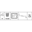 Indicateur de pression d'huile HELLA 6ZL 003 259-541 - Visuel 2