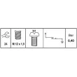 Indicateur de pression d'huile HELLA 6ZL 009 600-021 - Visuel 2