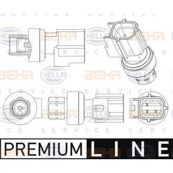 Pressostat, climatisation HELLA