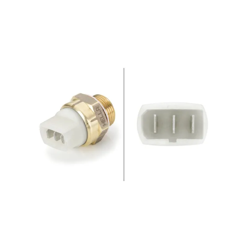 Interrupteur de température, ventilateur de radiateur HELLA 6ZT 007 802-001