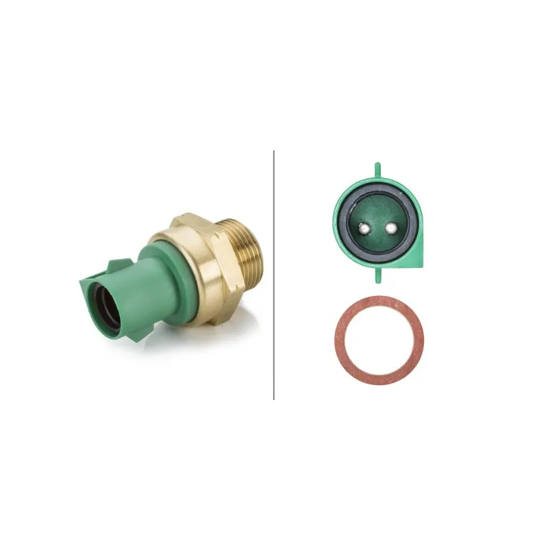 Interrupteur de température, ventilateur de radiateur HELLA 6ZT 007 808-001
