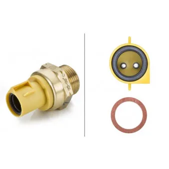 Interrupteur de température, ventilateur de radiateur HELLA 6ZT 007 835-131