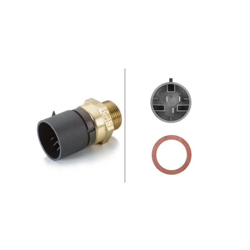 Interrupteur de température, ventilateur de radiateur HELLA 6ZT 007 835-151