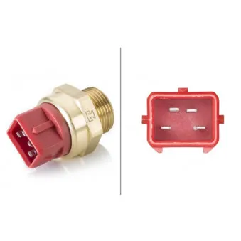 Interrupteur de température, ventilateur de radiateur HELLA 6ZT 007 836-061