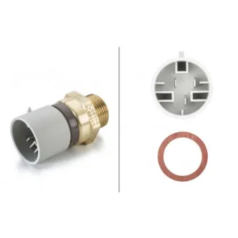 Interrupteur de température, ventilateur de radiateur HELLA 6ZT 007 837-081