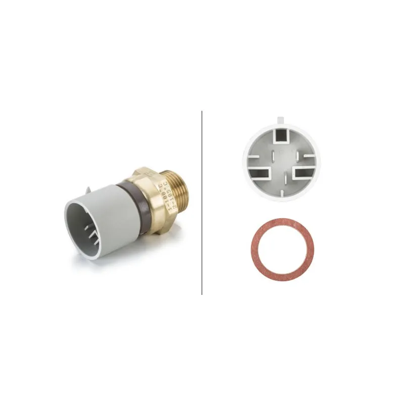 Interrupteur de température, ventilateur de radiateur HELLA 6ZT 007 837-081