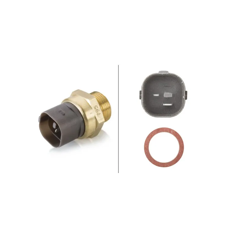 Interrupteur de température, ventilateur de radiateur HELLA 6ZT 010 967-341