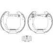 Kit de freins arrière (prémontés) HELLA 8DB 355 004-511 - Visuel 1