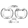 Kit de freins arrière (prémontés) HELLA 8DB 355 004-851 - Visuel 1