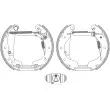 Kit de freins arrière (prémontés) HELLA 8DB 355 005-031 - Visuel 1