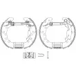 Kit de freins arrière (prémontés) HELLA 8DB 355 005-181 - Visuel 1