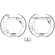 Kit de freins arrière (prémontés) HELLA 8DB 355 005-281 - Visuel 1