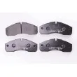 Jeu de 4 plaquettes de frein avant HELLA 8DB 355 005-401 - Visuel 1