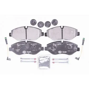 Jeu de 4 plaquettes de frein avant HELLA 8DB 355 005-521