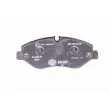 Jeu de 4 plaquettes de frein avant HELLA 8DB 355 005-521 - Visuel 3