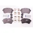 Jeu de 4 plaquettes de frein arrière HELLA 8DB 355 005-551 - Visuel 1
