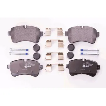 Jeu de 4 plaquettes de frein arrière HELLA 8DB 355 005-551