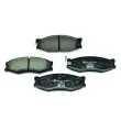 Jeu de 4 plaquettes de frein avant HELLA 8DB 355 005-621 - Visuel 1