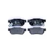 Jeu de 4 plaquettes de frein arrière HELLA 8DB 355 005-731 - Visuel 1