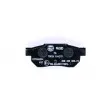 Jeu de 4 plaquettes de frein arrière HELLA 8DB 355 005-731 - Visuel 3