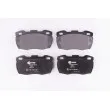 Jeu de 4 plaquettes de frein avant HELLA 8DB 355 005-861 - Visuel 1