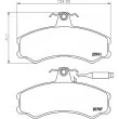 Jeu de 4 plaquettes de frein avant HELLA 8DB 355 006-011 - Visuel 2