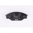 Jeu de 4 plaquettes de frein avant HELLA 8DB 355 006-121 - Visuel 3