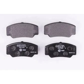Jeu de 4 plaquettes de frein avant HELLA 8DB 355 006-151