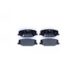 Jeu de 4 plaquettes de frein avant HELLA 8DB 355 006-161 - Visuel 1