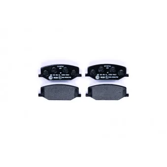 Jeu de 4 plaquettes de frein avant HELLA 8DB 355 006-161