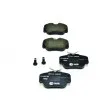 Jeu de 4 plaquettes de frein avant HELLA 8DB 355 006-181 - Visuel 1