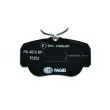 Jeu de 4 plaquettes de frein avant HELLA 8DB 355 006-181 - Visuel 3