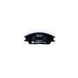 Jeu de 4 plaquettes de frein avant HELLA 8DB 355 006-271 - Visuel 3