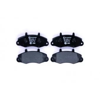 Jeu de 4 plaquettes de frein avant HELLA 8DB 355 006-391