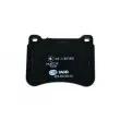 Jeu de 4 plaquettes de frein avant HELLA 8DB 355 006-541 - Visuel 3