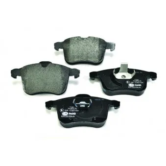 Jeu de 4 plaquettes de frein avant HELLA 8DB 355 006-561