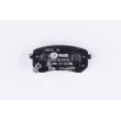 Jeu de 4 plaquettes de frein arrière HELLA 8DB 355 006-581 - Visuel 3