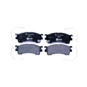 Jeu de 4 plaquettes de frein avant HELLA 8DB 355 006-621