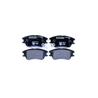 Jeu de 4 plaquettes de frein avant HELLA 8DB 355 006-671