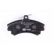 Jeu de 4 plaquettes de frein avant HELLA 8DB 355 006-701 - Visuel 3