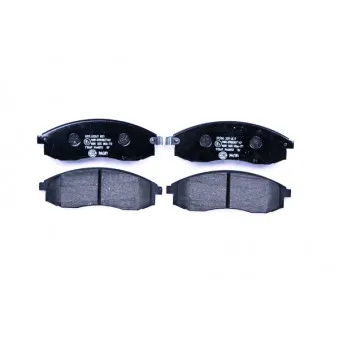 Jeu de 4 plaquettes de frein avant HELLA 8DB 355 006-731