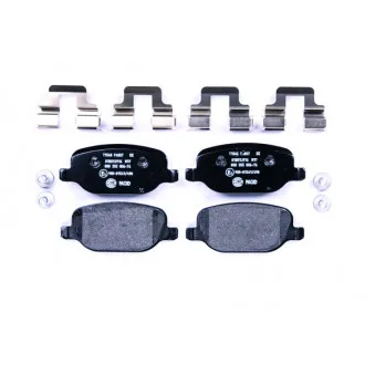 Jeu de 4 plaquettes de frein arrière HELLA 8DB 355 006-741